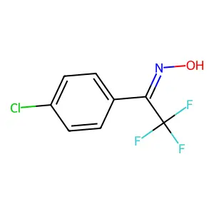 Ethanone, 1-(4-chlorophenyl)-2,2,2-trifluoro-, oxime structure