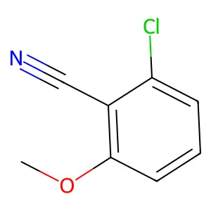 2-Chloro-6-methoxybenzonitrile structure