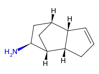 3a,4,5,6,7,7a-hexahydro-3H-4,7-methanoinden-5-ylamine structure