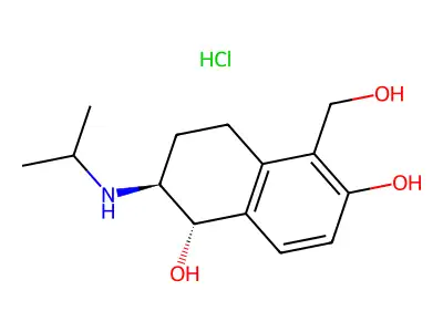 C14H21NO3.ClH.3/2H2O structure