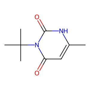 3-tert-Butyl-6-methyluracil structure