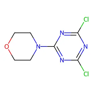 2,4-Dichloro-6-morpholino-1,3,5-triazine structure