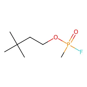 3,3-Dimethyl-2-butyl methylphosphonofluoridate structure