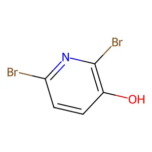 2,6-Dibromopyridin-3-ol structure