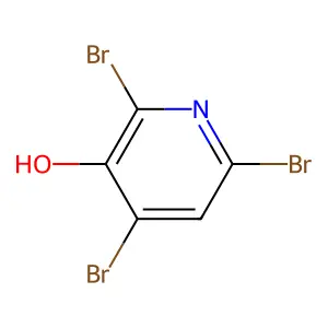 2,4,6-Tribromopyridin-3-ol structure