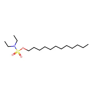 Dodecyl diethylsulfamate structure