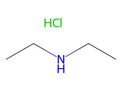 Diethylamine, hydrochloride structure
