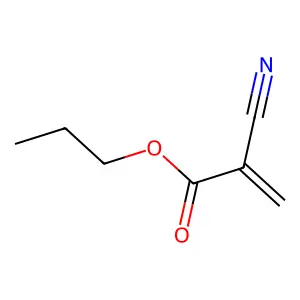 2-Propenoic acid, 2-cyano-, propyl ester structure