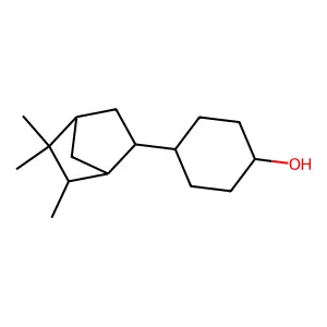 4-Hydroxy-1-(5-isocamphyl)cyclohexane structure