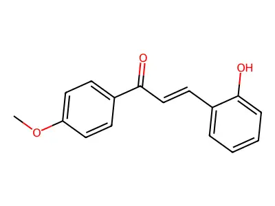 2-hydroxy-4'-methoxychalcone structure
