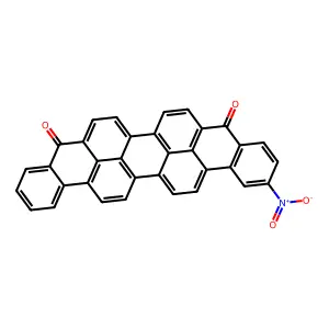 Anthra(9,1,2-cde)benzo(rst)pentaphene-5,10-dione, nitro- structure