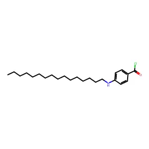 Benzoyl chloride, 4-(hexadecylamino)- structure