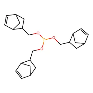Bicyclo[2.2.1]hept-5-ene-2-methanol, 2,2',2''-phosphite structure
