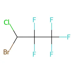 3-Bromo-3-chloro-1,1,1,2,2-pentafluoropropane structure