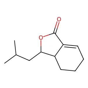3-(2-Methylpropyl)-3a,4,5,6-tetrahydro-2-benzofuran-1(3h)-one structure