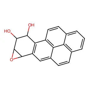 Benzo(a)pyrene-9,10-diol-7,8-epoxide, syn structure