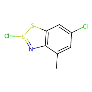 2lambda4-1,2,3-Benzodithiazole, 2,6-dichloro-4-methyl- structure