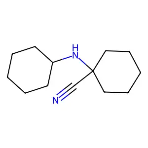 Cyclohexanecarbonitrile, 1-(cyclohexylamino)- structure