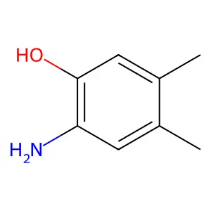 2-Amino-4,5-dimethylphenol structure