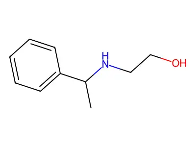 2-((1-Phenylethyl)amino)ethan-1-ol structure