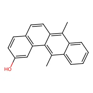 BENZ(a)ANTHRACEN-2-OL, 7,12-DIMETHYL- structure