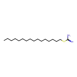 Hexadecyl carbamimidothioate structure