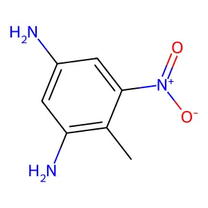 2,4-Diamino-6-nitrotoluene structure
