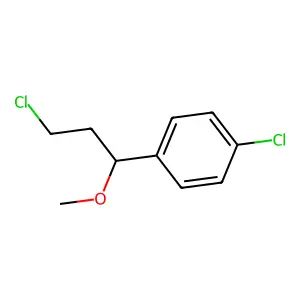 1-Chloro-4-(3-chloro-1-methoxypropyl)benzene structure