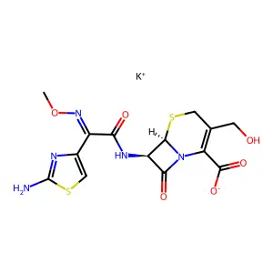 Desacetylcefotaxime structure