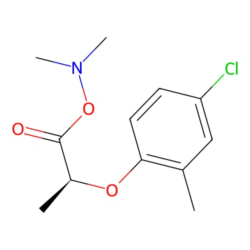 dimethylamino (2S)-2-(4-chloro-2-methylphenoxy)propanoate structure