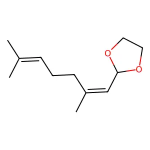 2-(2,6-Dimethylhepta-1,5-dienyl)-1,3-dioxolane structure