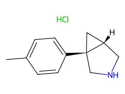 1-(4-Methylphenyl)-3-azabicyclo[3.1.0]hexane hydrochloride structure
