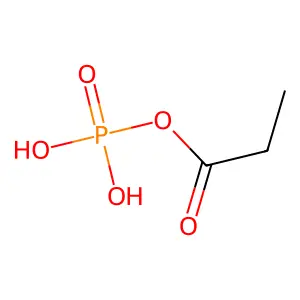Propanoyl phosphate structure