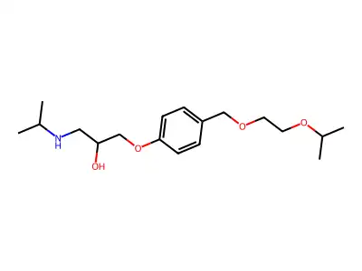Bisoprolol structure
