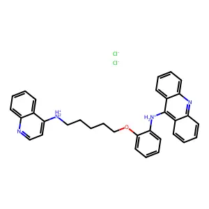 C33H30N4O.2ClH.H2O structure
