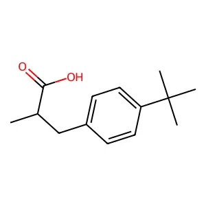 3-(4-tert-Butylphenyl)-2-methylpropanoic acid structure