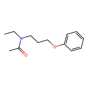 Acetamide, N-ethyl-N-(3-phenoxypropyl)- structure