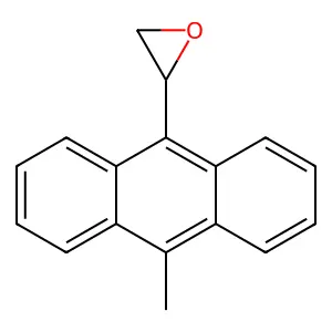 9-Methyl-10-anthryloxirane structure