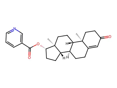 Testosterone nicotinate structure