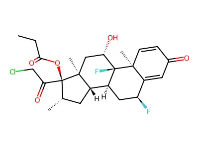 Halobetasol structure