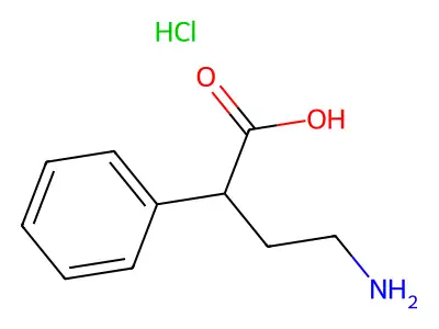 4-Amino-2-phenylbutanoic acid--hydrogen chloride (1/1) structure