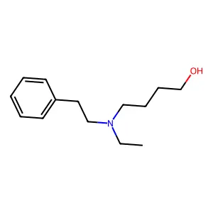 1-Butanol, 4-(N-ethyl-N-phenethylamino)- structure