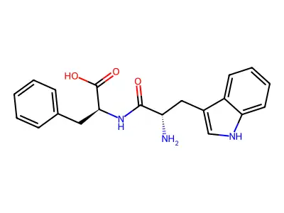 Alanine, 3-phenyl-N-tryptophyl-, L- structure