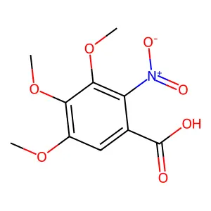 3,4,5-Trimethoxy-2-nitrobenzoic acid structure