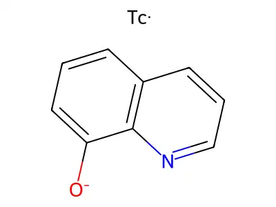 Technetium oxine structure