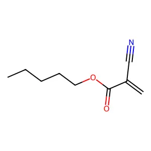 Pentyl 2-cyanoacrylate structure