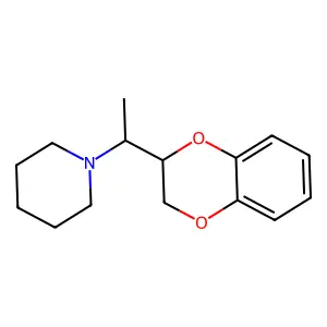1,4-Benzodioxan, 2-(1-piperidinoethyl)- structure