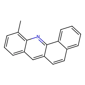 Benz(C)acridine, 11-methyl- structure