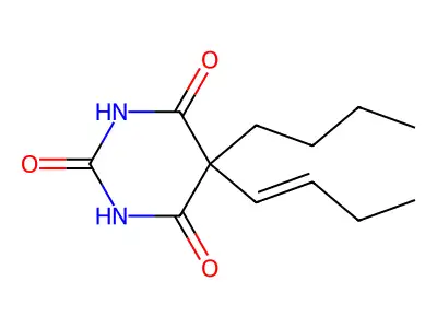 5-But-1-enyl-5-butyl-1,3-diazinane-2,4,6-trione structure