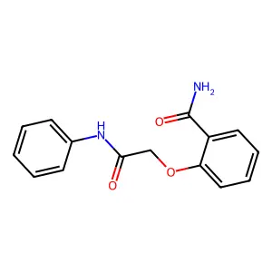 Benzamide, o-(N-phenylcarbamoyl)methoxy- structure